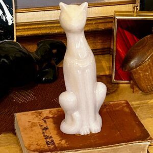 Viking Epic Cat by Mosser Glass – Tuscan Pink – 2025 Limited Run – 8.25"